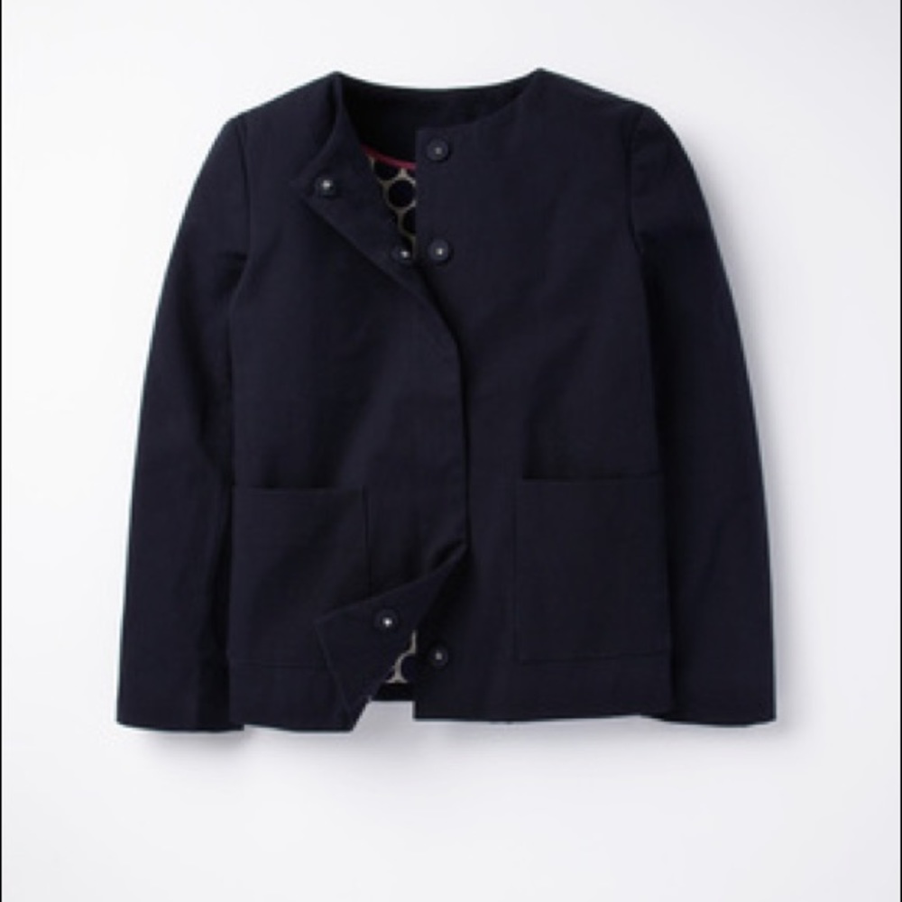 Boden Marina Jacket Blazer in Navy Sz 12R